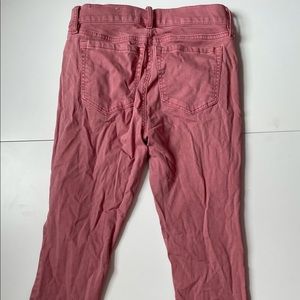 loft pink modern skinny jean